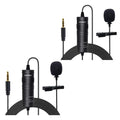 5 Core Professional Omnidirectional Lavalier Microphone 3.5mm Clip-On Lapel Mic For Smartphone DSLR Camera PC Interview Video Camcorders Audio Recorder Cm 001